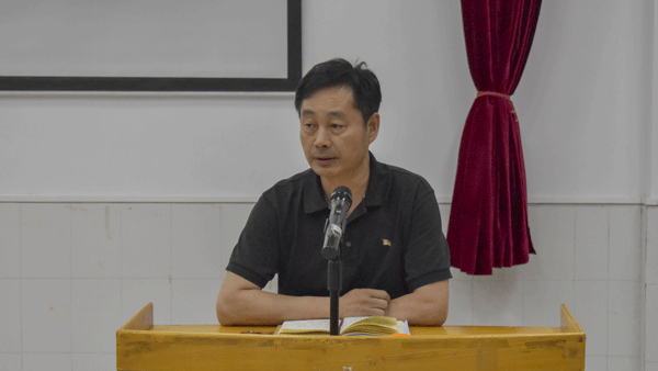 万世明院长作动员
