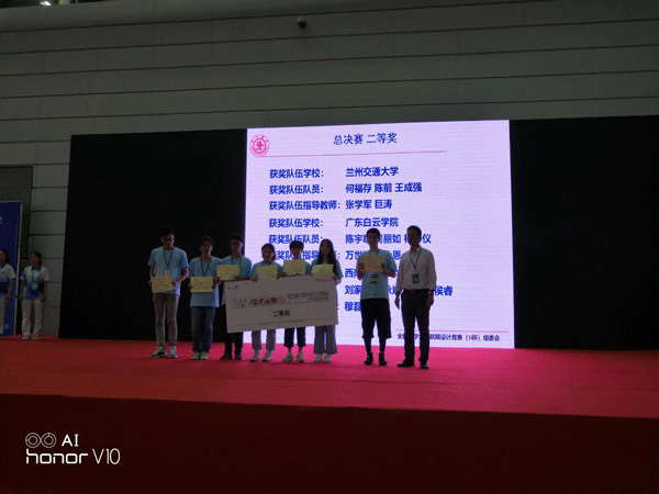 2018年全国大学生物联网设计竞赛（TI杯）颁奖现场